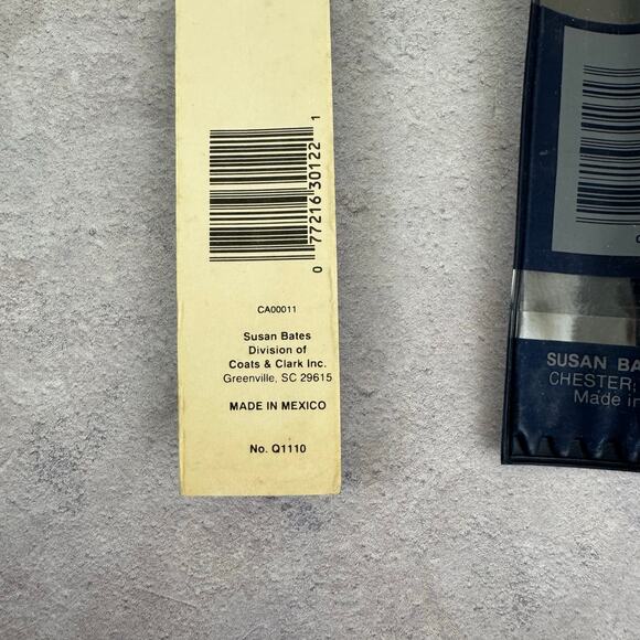 Lot of 5 Pairs of Knitting Needles Susan Bates Mix of Sizes and Plastic & Metal - Picture 8 of 10